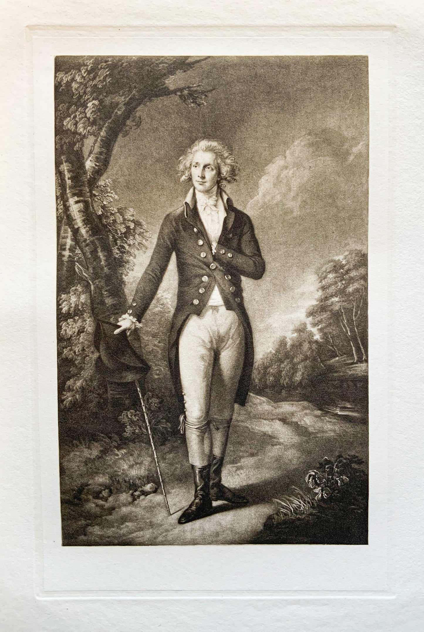 Antique Mezzotint “HENRY BEAUFOY”