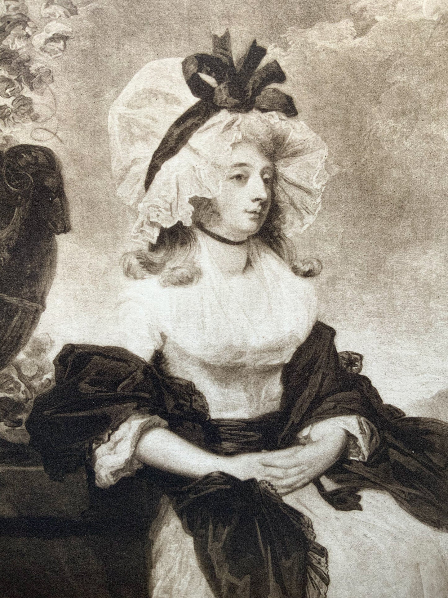 Antique Mezzotint “ MRS. WILLIAMS HOPE”