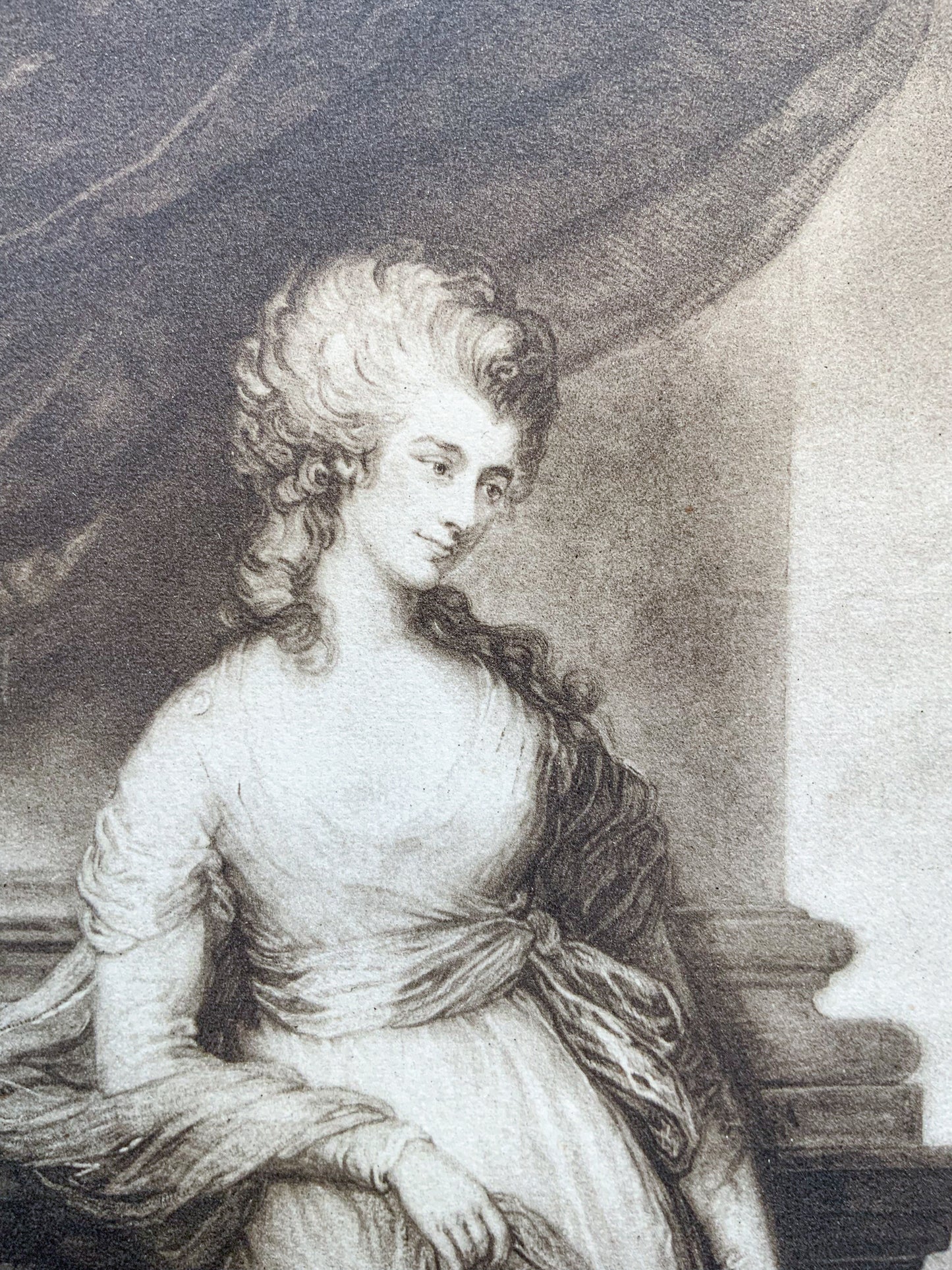 Antique Mezzotint “GEORGIANA, DUCHESS OF DEVONSHIRE”