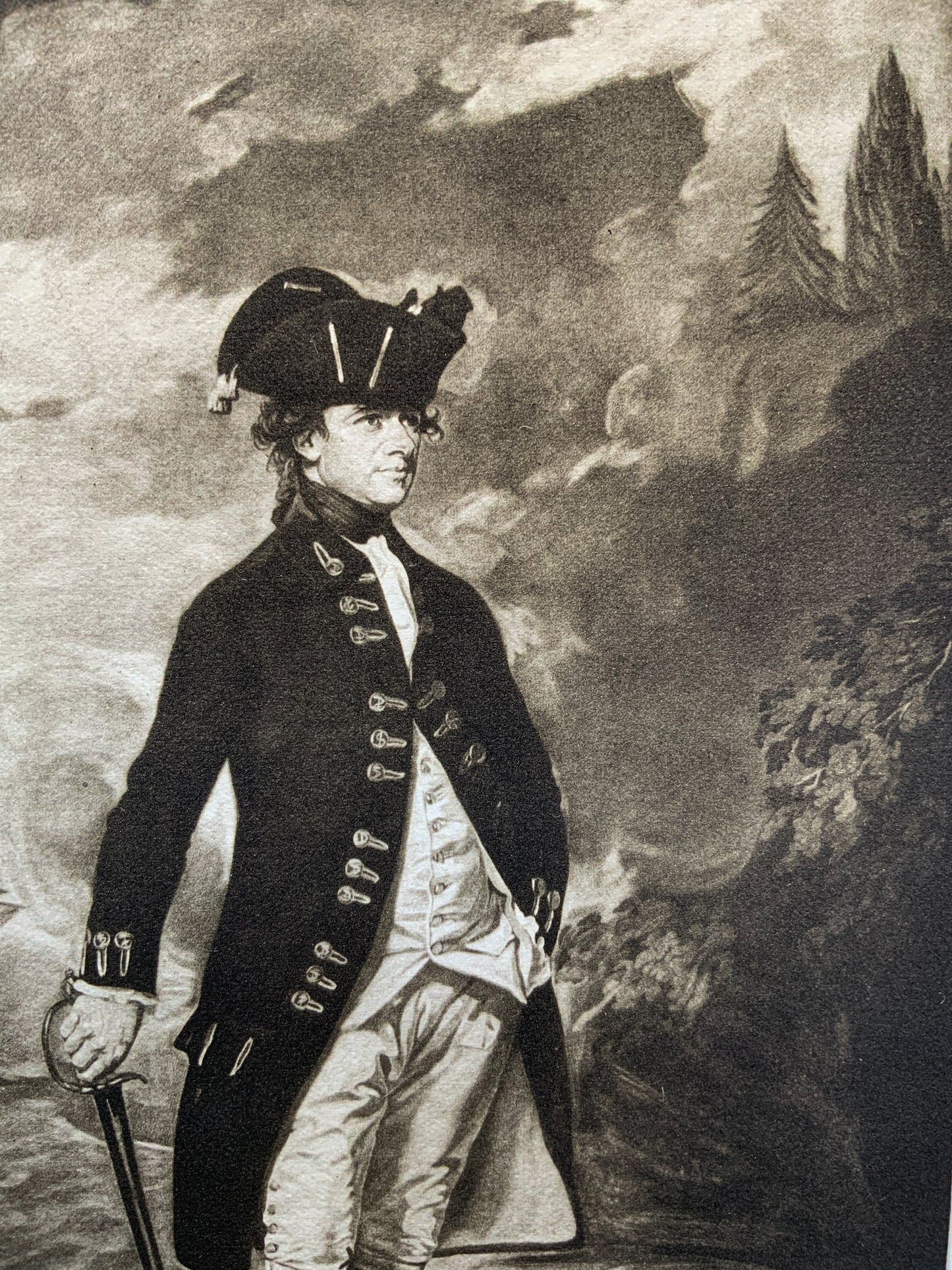 Antique Mezzotint “SIR HYDE PARKER”