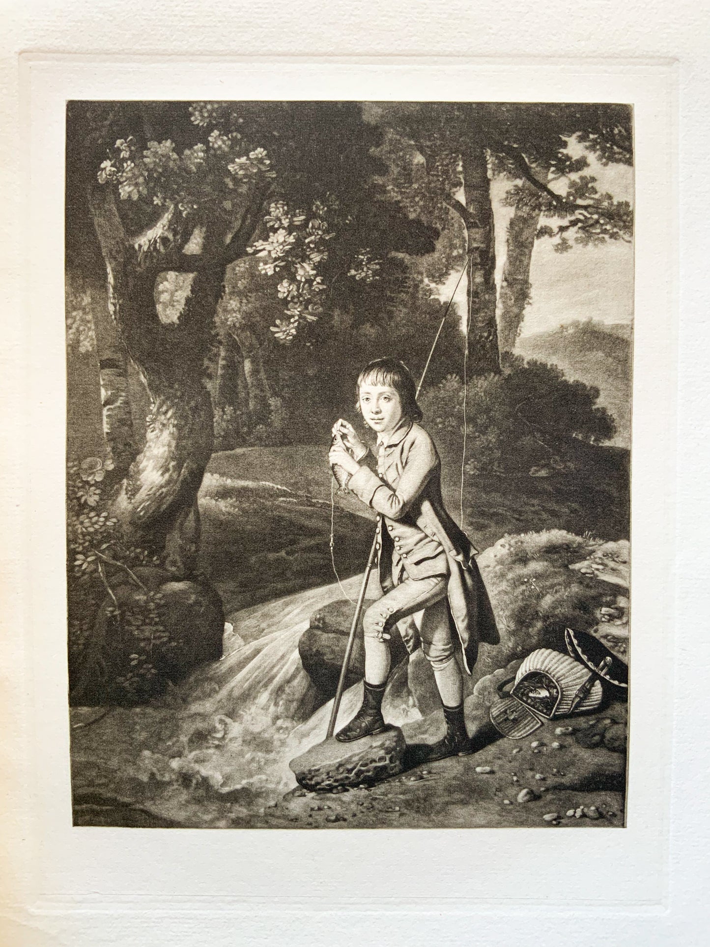 Antique Mezzotint “JAMES SAUER”