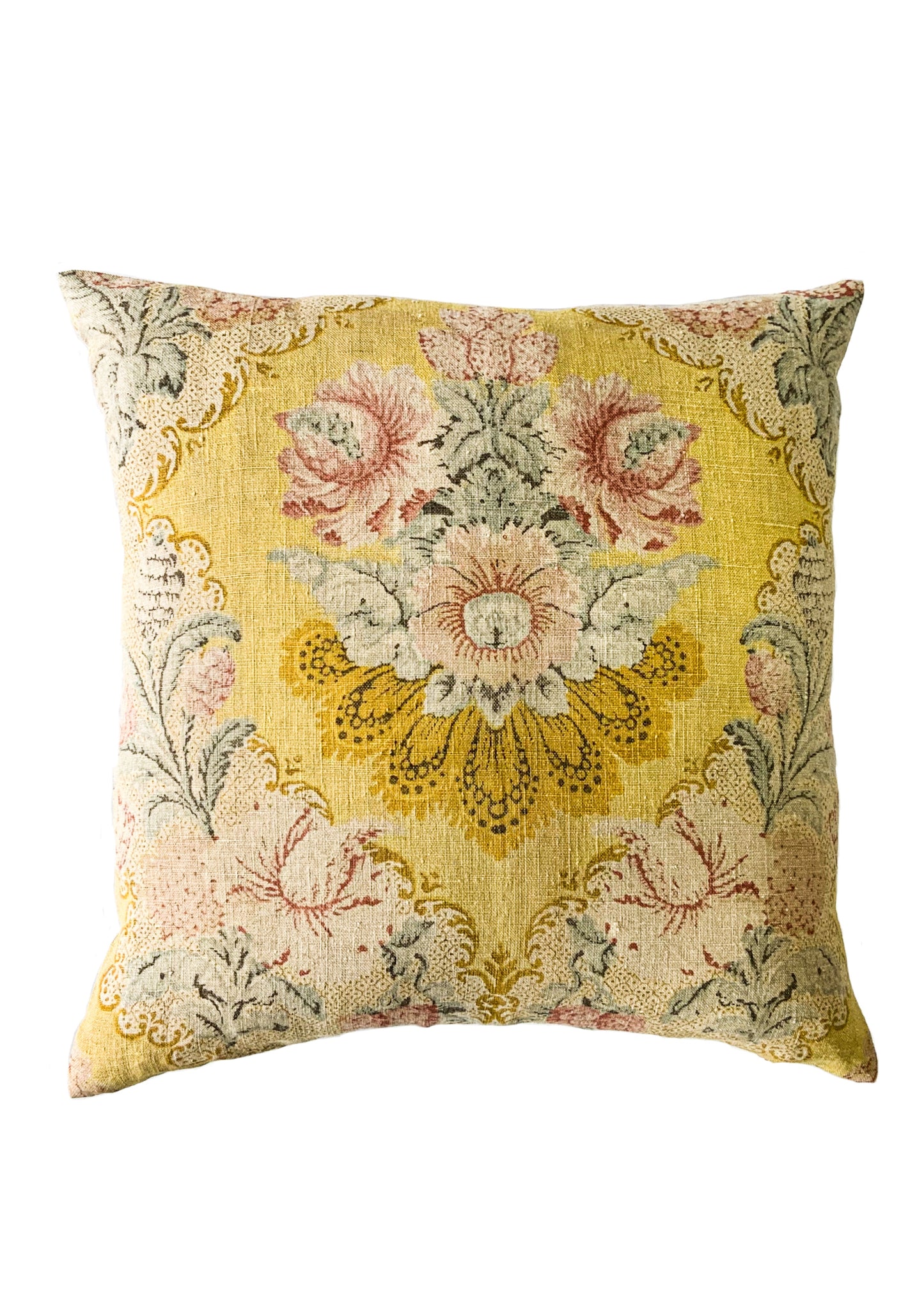 18th Century French Rustic Weave Linen Cushion