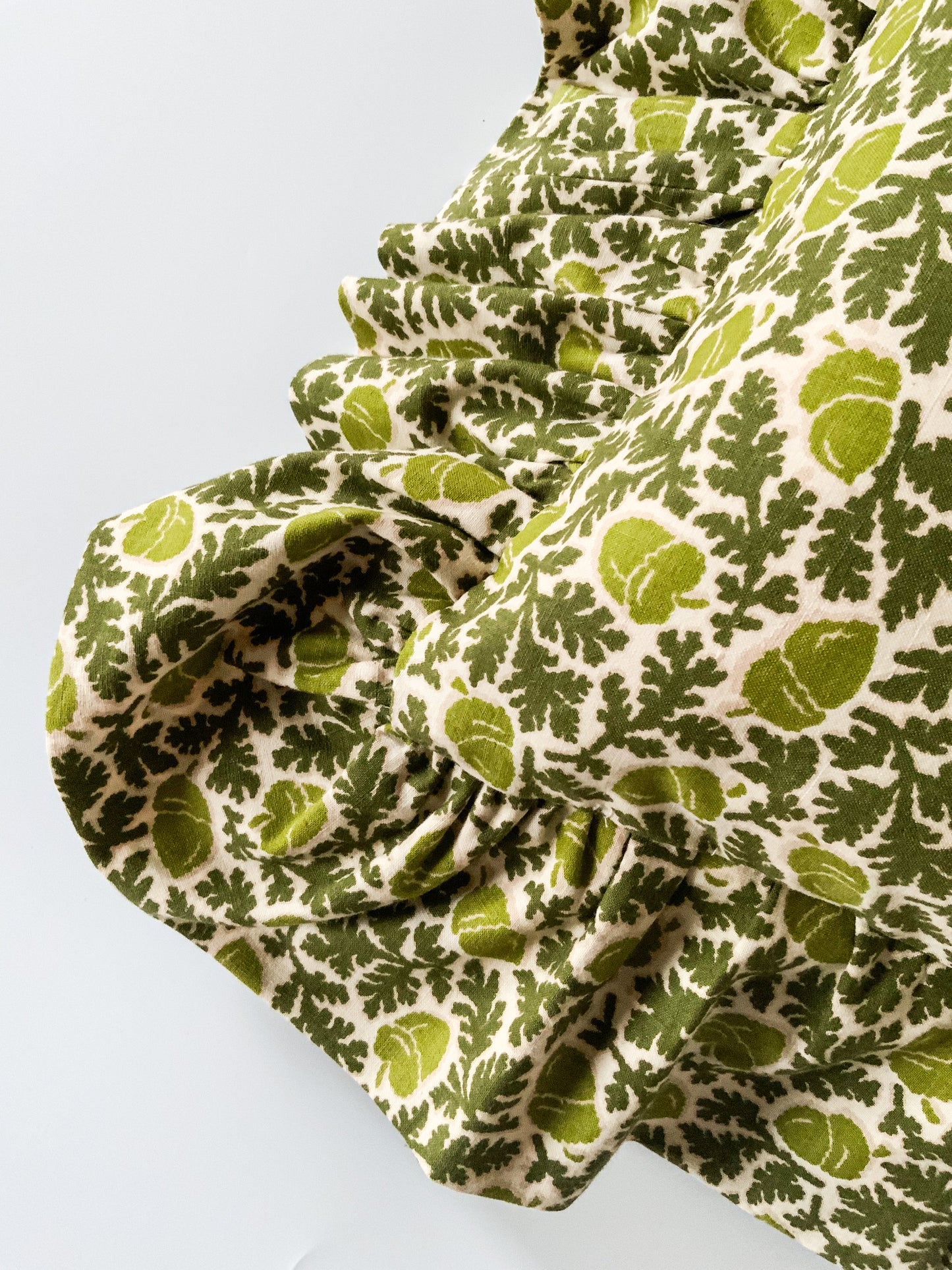 Large Lumbar Cover 12”x 28” with Extra Wide 3” Ruffle