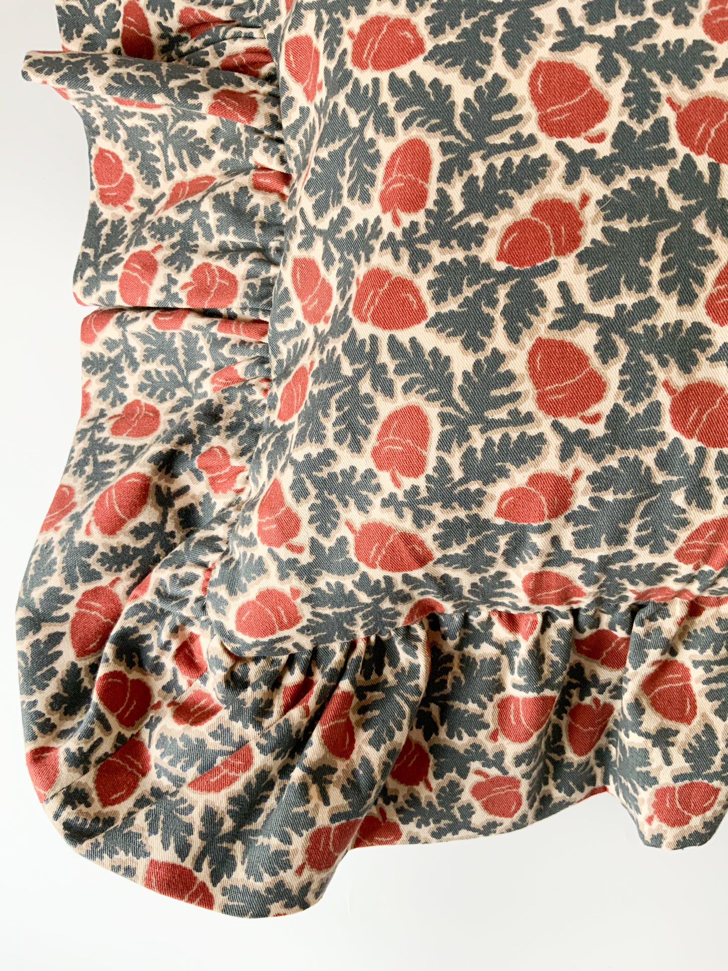 Large Lumbar Cover 12”x 28” with Extra Wide 3” Ruffle