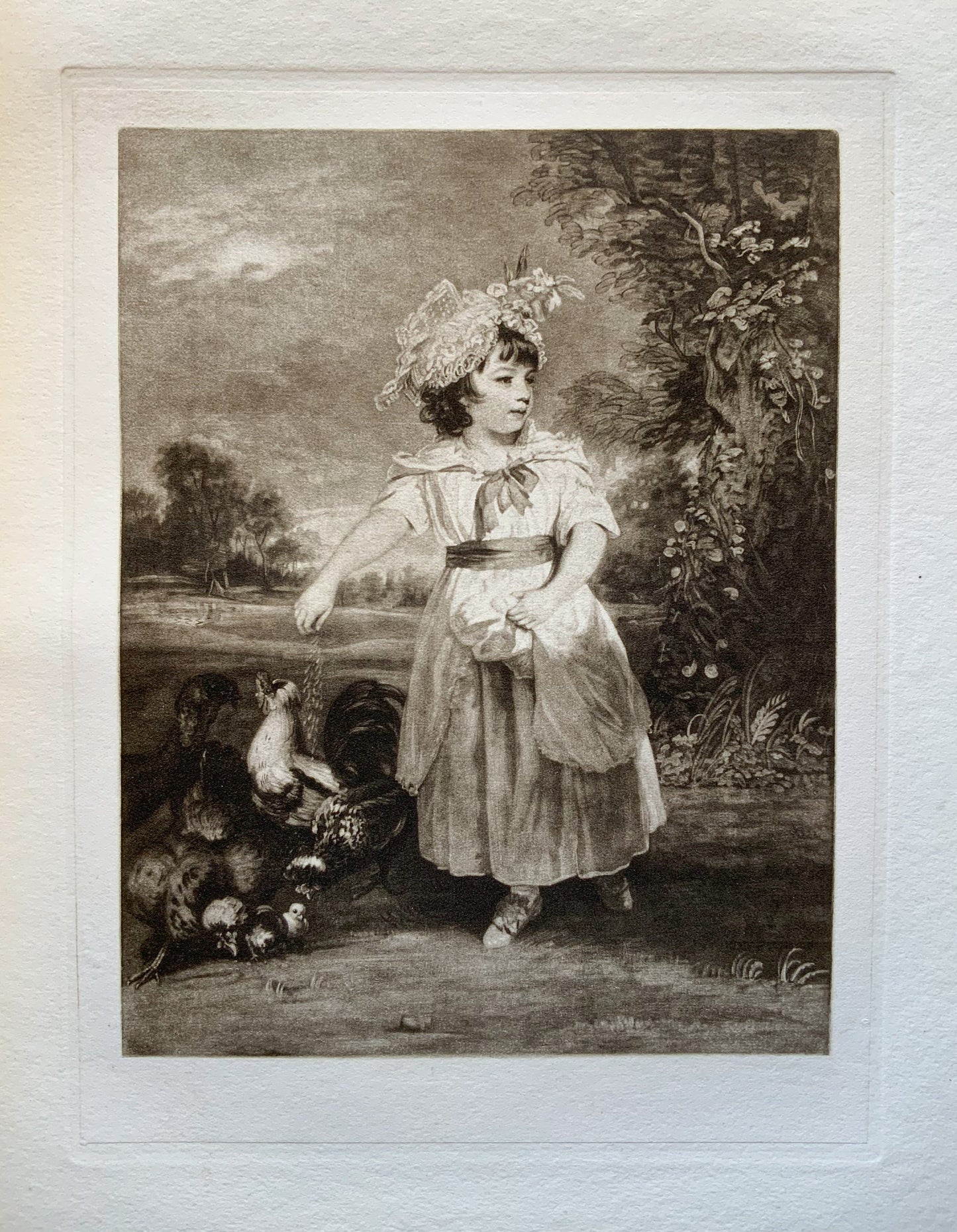 Antique Mezzotint “LADY CATHERINE PELHAM CLINTON”