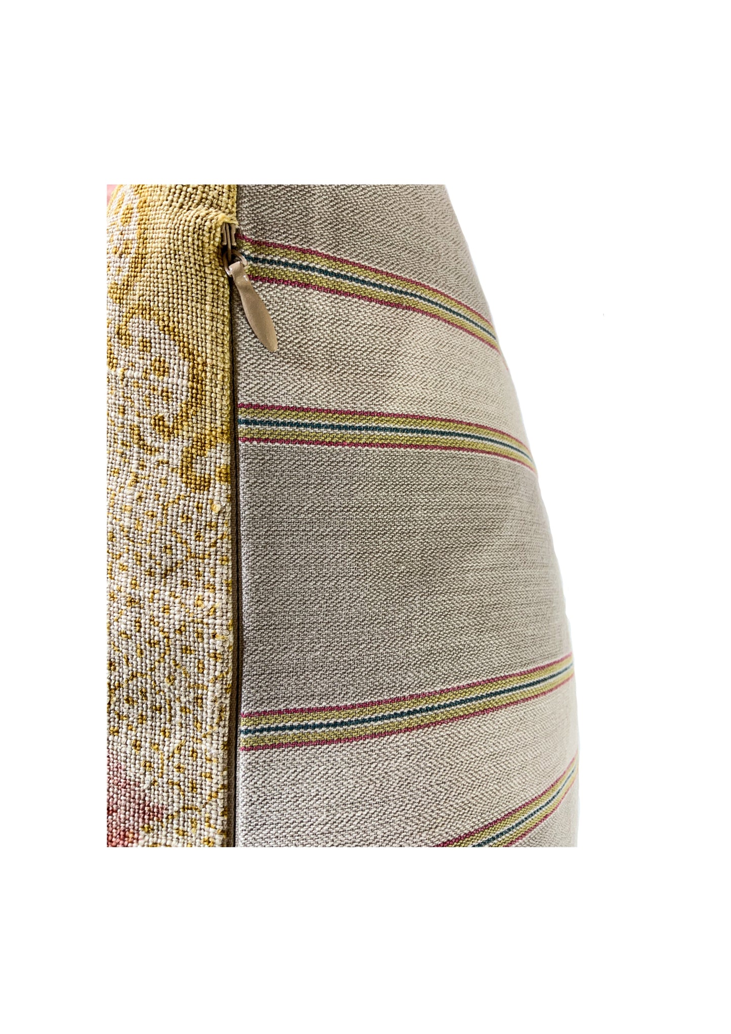 18th Century French Rustic Weave Linen Cushion