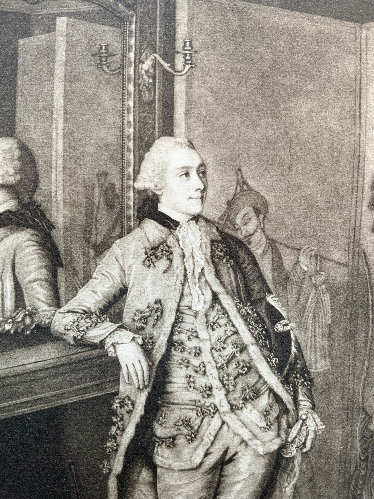 Antique Mezzotint “VISCOUNT MOUNTSTUART”