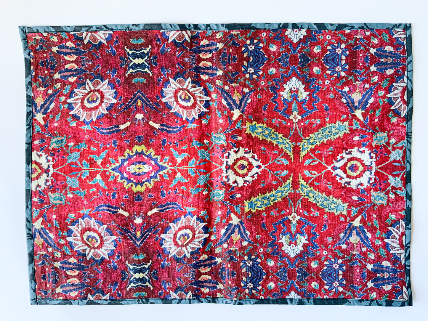 PLACEMAT in Original Cabana Linen Print/Double sided