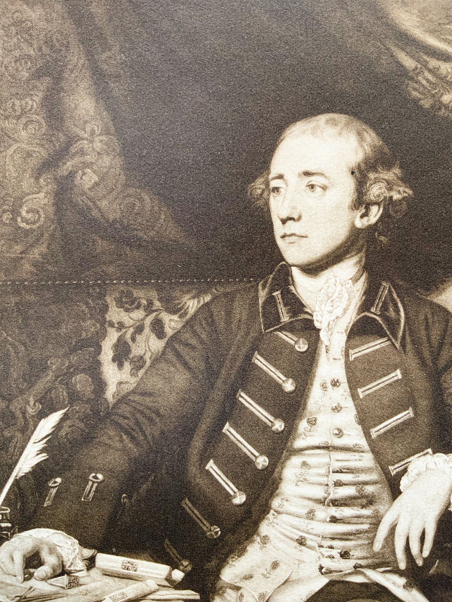 Antique Mezzotint “WARREN HASTINGS”
