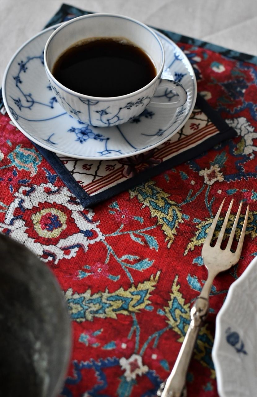 PLACEMAT in Original Cabana Linen Print/Double sided