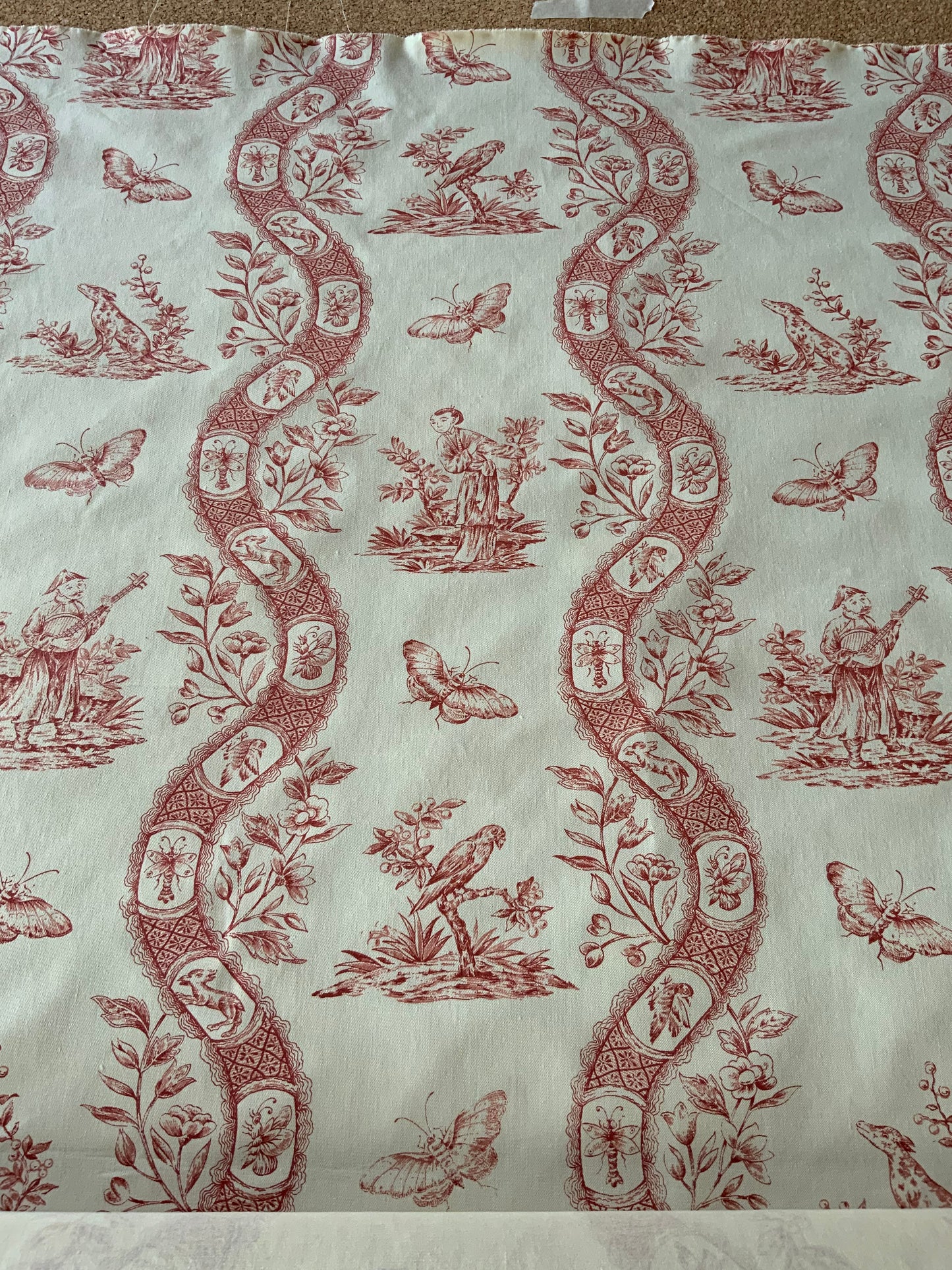 Vintage Chinoiserie Document Print