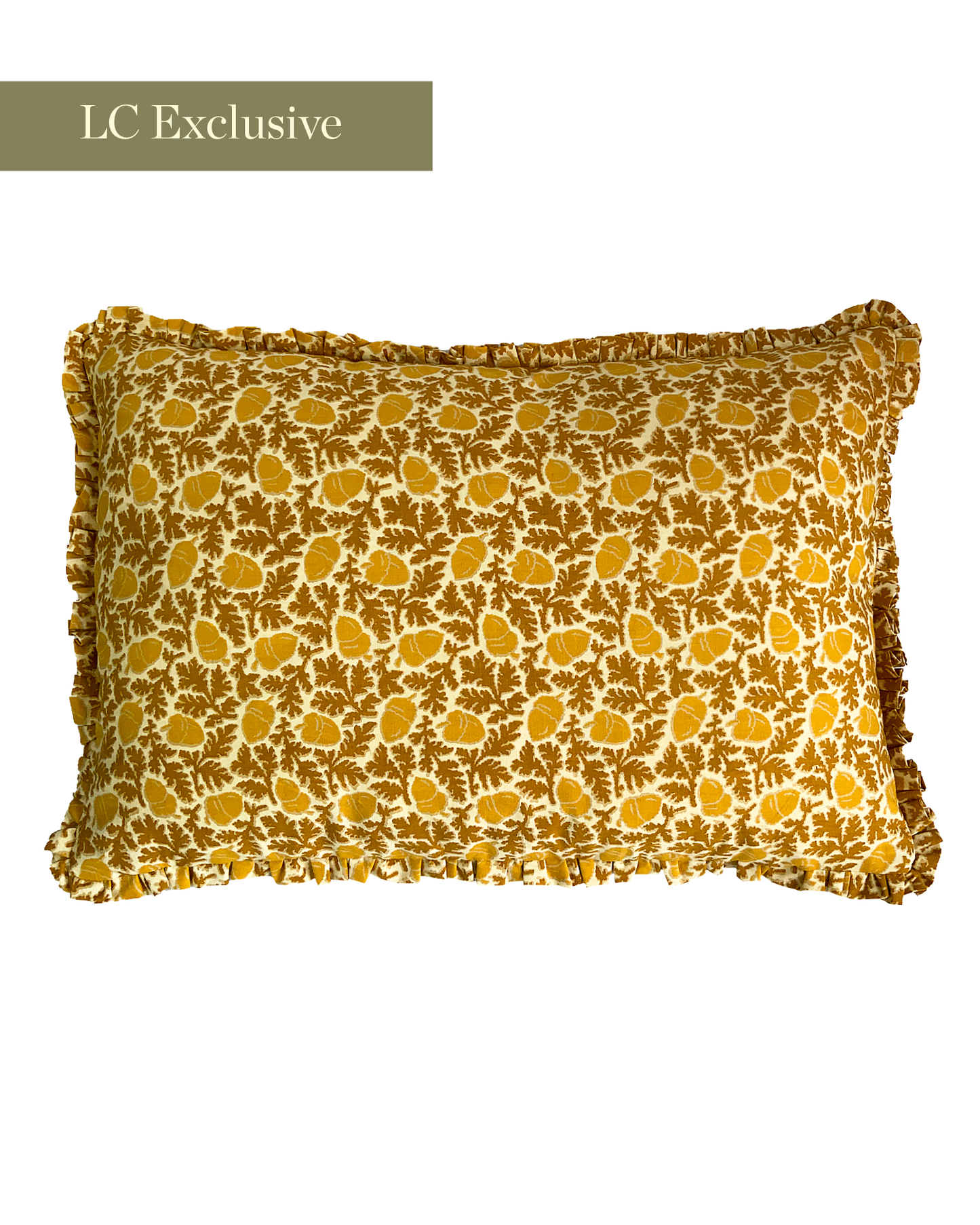 Tasha Tudor’s Original Dress Handprint in Yellow/Ochre