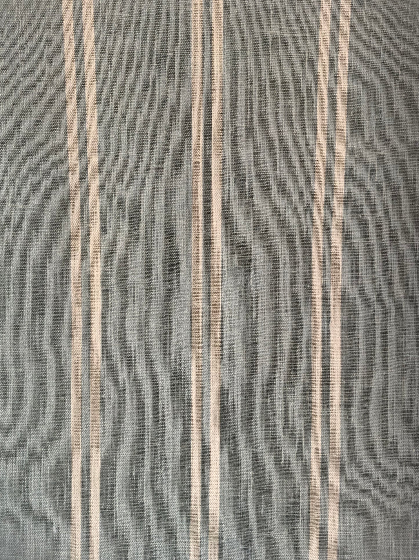 Farmhouse Style 100% Linen Print in Dove