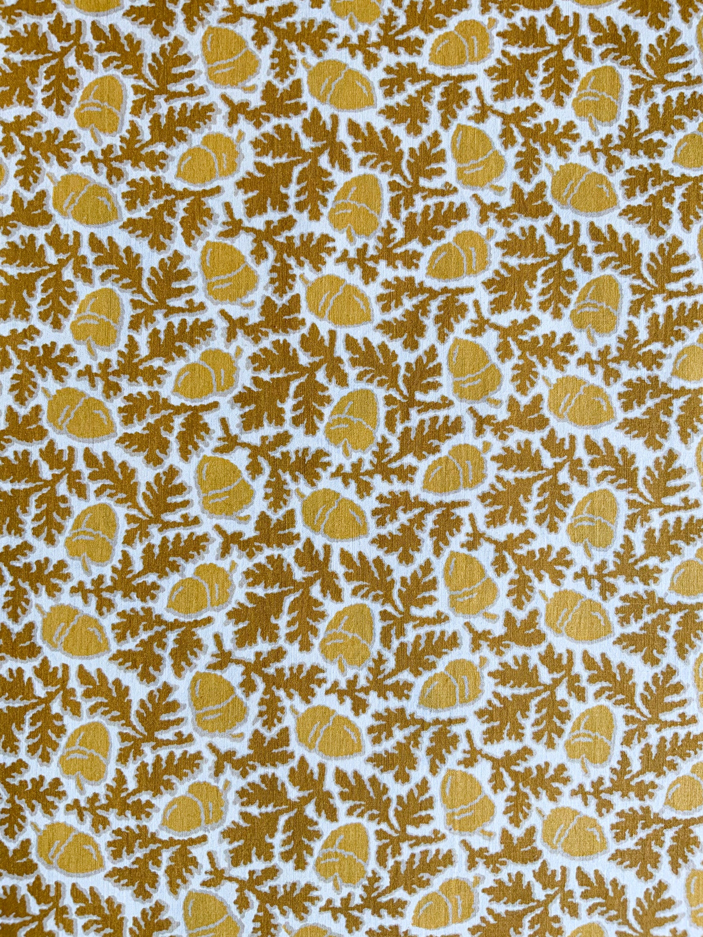 Tasha Tudor’s Original Dress Handprint in Yellow/Ochre