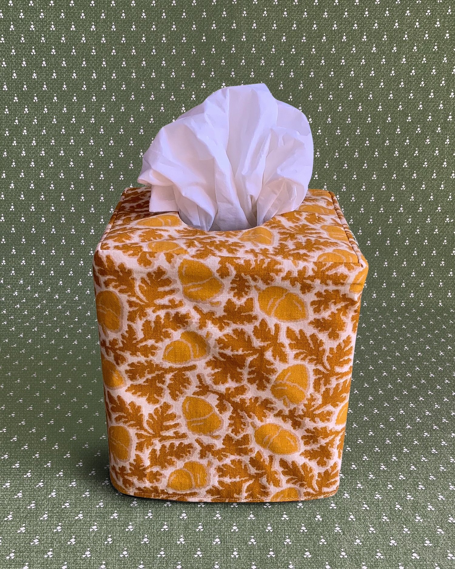 Yellow tissue discount holder