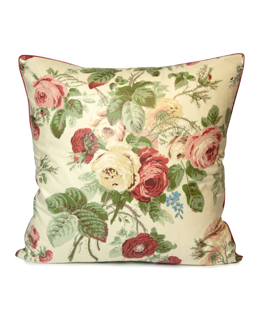 Colefax & Fowler Bailey Rose Vintage Chintz Pillow