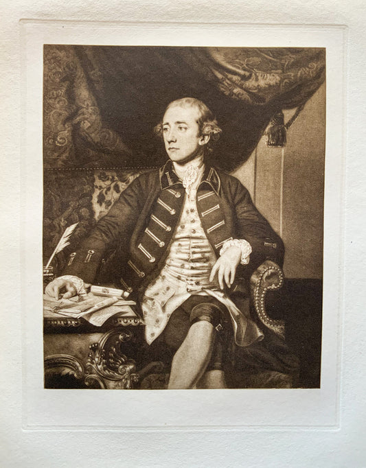 Antique Mezzotint “WARREN HASTINGS”