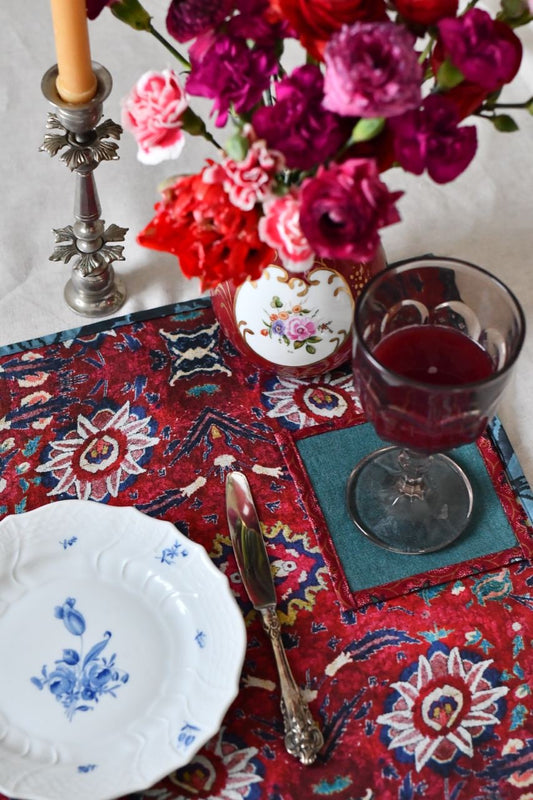 PLACEMAT in Original Cabana Linen Print/Double sided