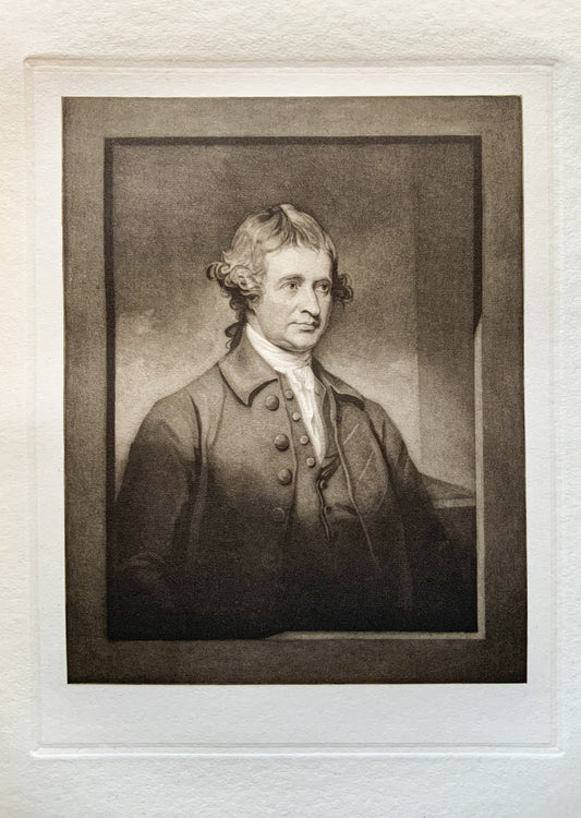 Antique Mezzotint “EDMUND BURKE”