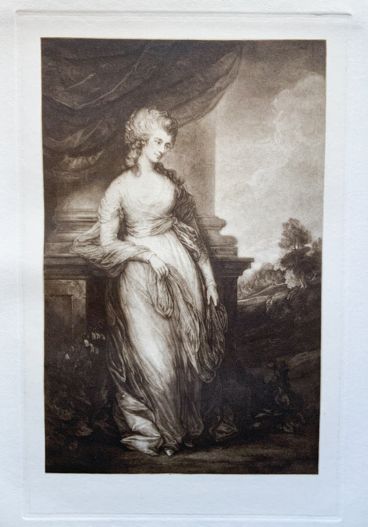 Antique Mezzotint “GEORGIANA, DUCHESS OF DEVONSHIRE”