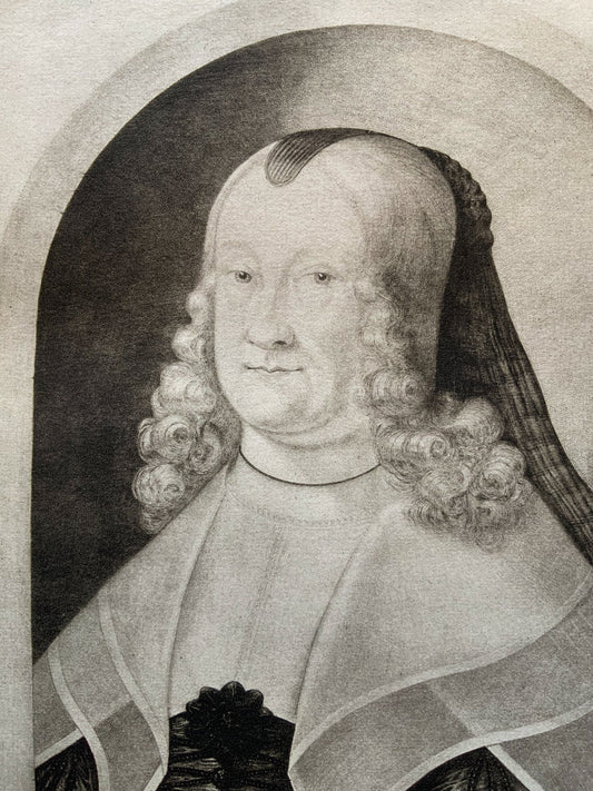 Antique Mezzotint “AMELIA ELIZABETH, LANDGRAVINE OF HESSE