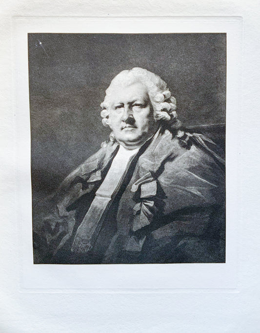 Antique Mezzotint “LORD NEWTON”