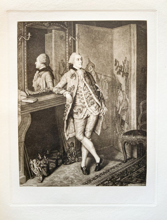 Antique Mezzotint “VISCOUNT MOUNTSTUART”