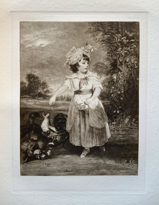 Antique Mezzotint “LADY CATHERINE PELHAM CLINTON”
