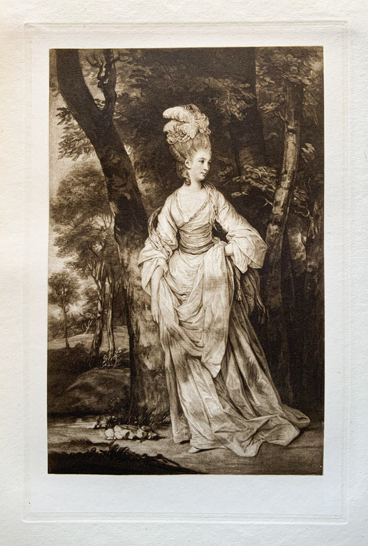 Antique Mezzotint “MRS. CARNAC”