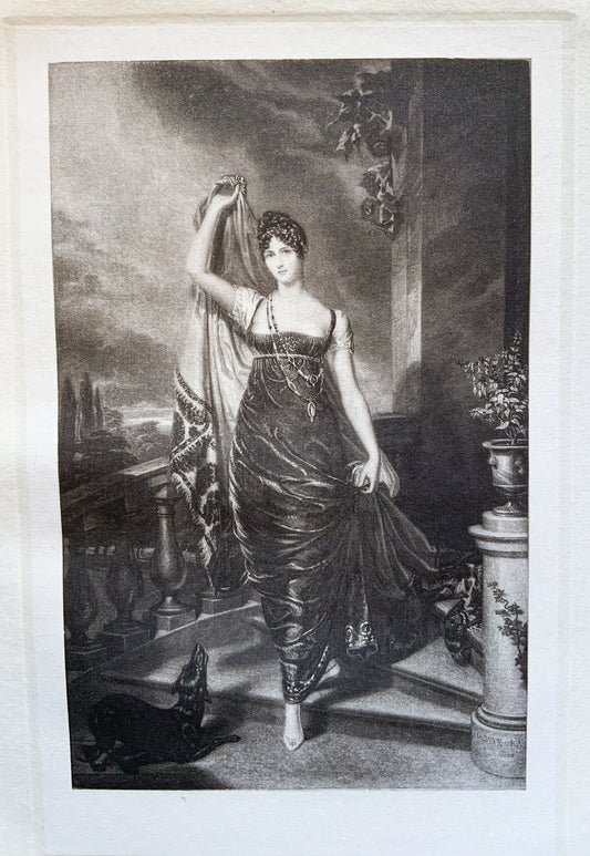 Antique Mezzotint “THE HON. MRS. THOMAS HOPE”