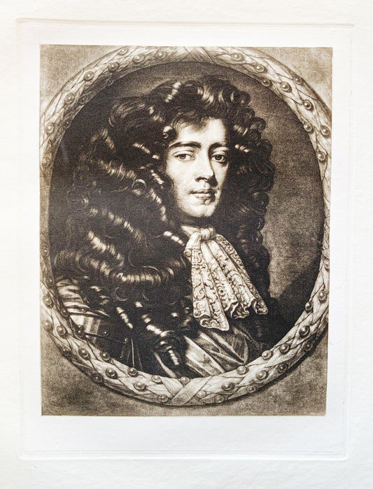 Antique Mezzotint “JAMES, DUKE OF MONMOUTH”