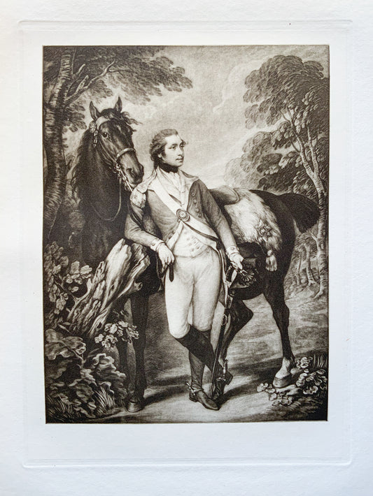Antique Mezzotint “COLONEL ST.LEGER”