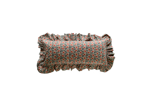 Large Lumbar Cover 12”x 28” with Extra Wide 3” Ruffle