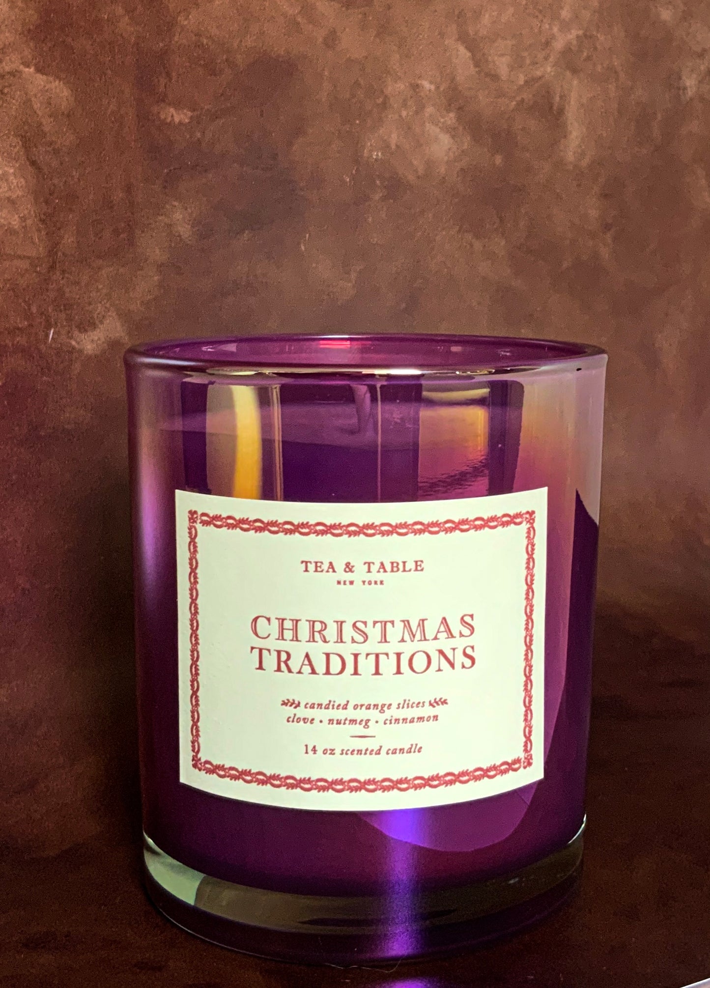 TEA & TABLE NY Limited Edition Candle “Christmas Traditions”
