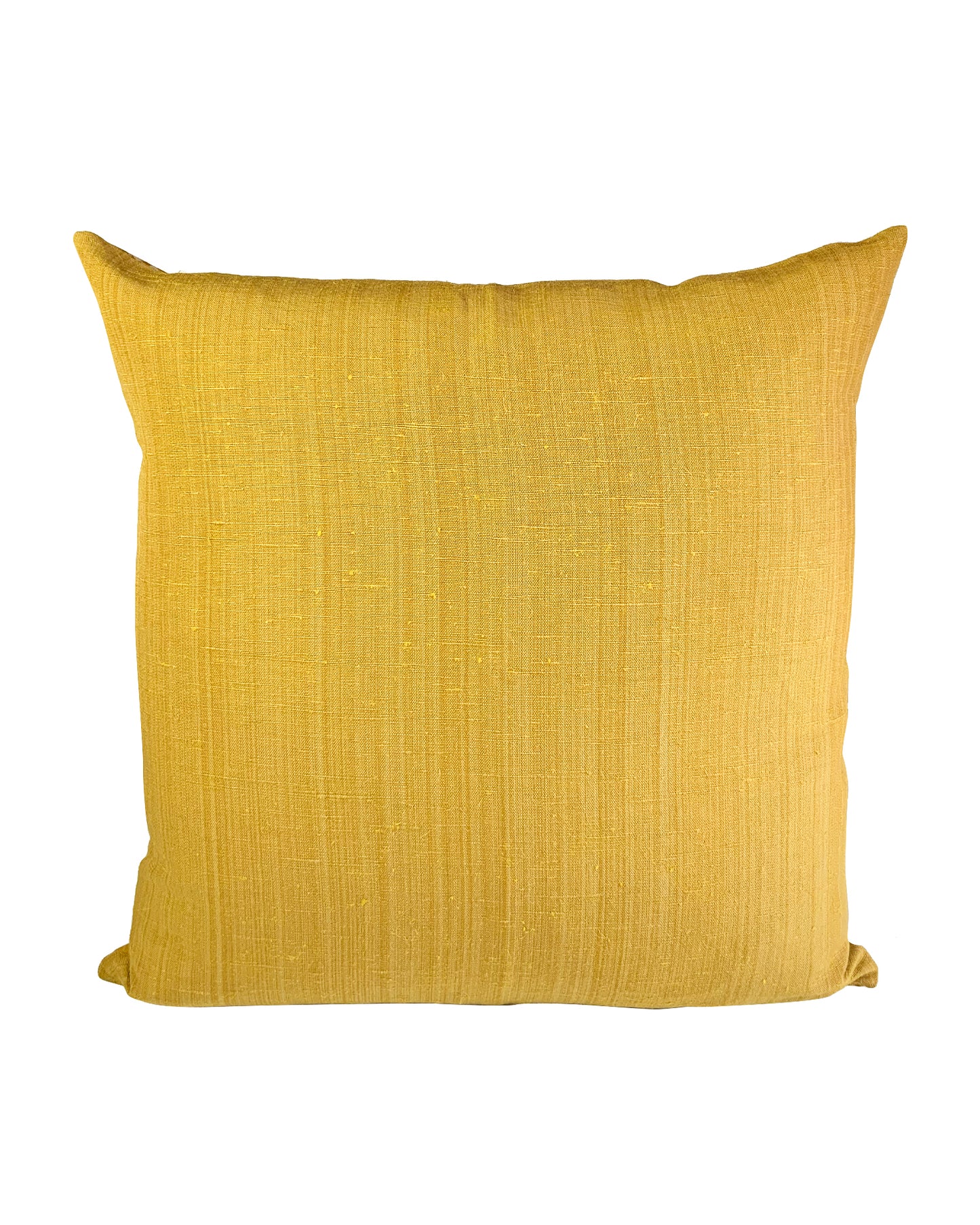Cushion Cover in “Acorn” Print in yellow/ochre