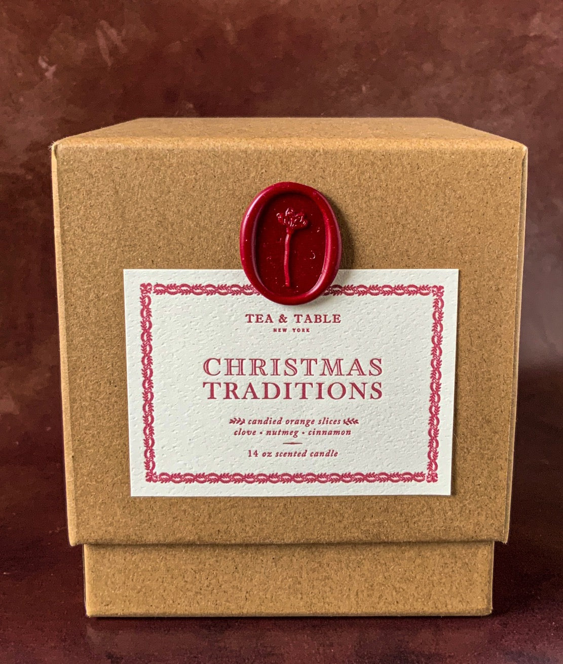 TEA & TABLE NY Limited Edition Candle “Christmas Traditions”