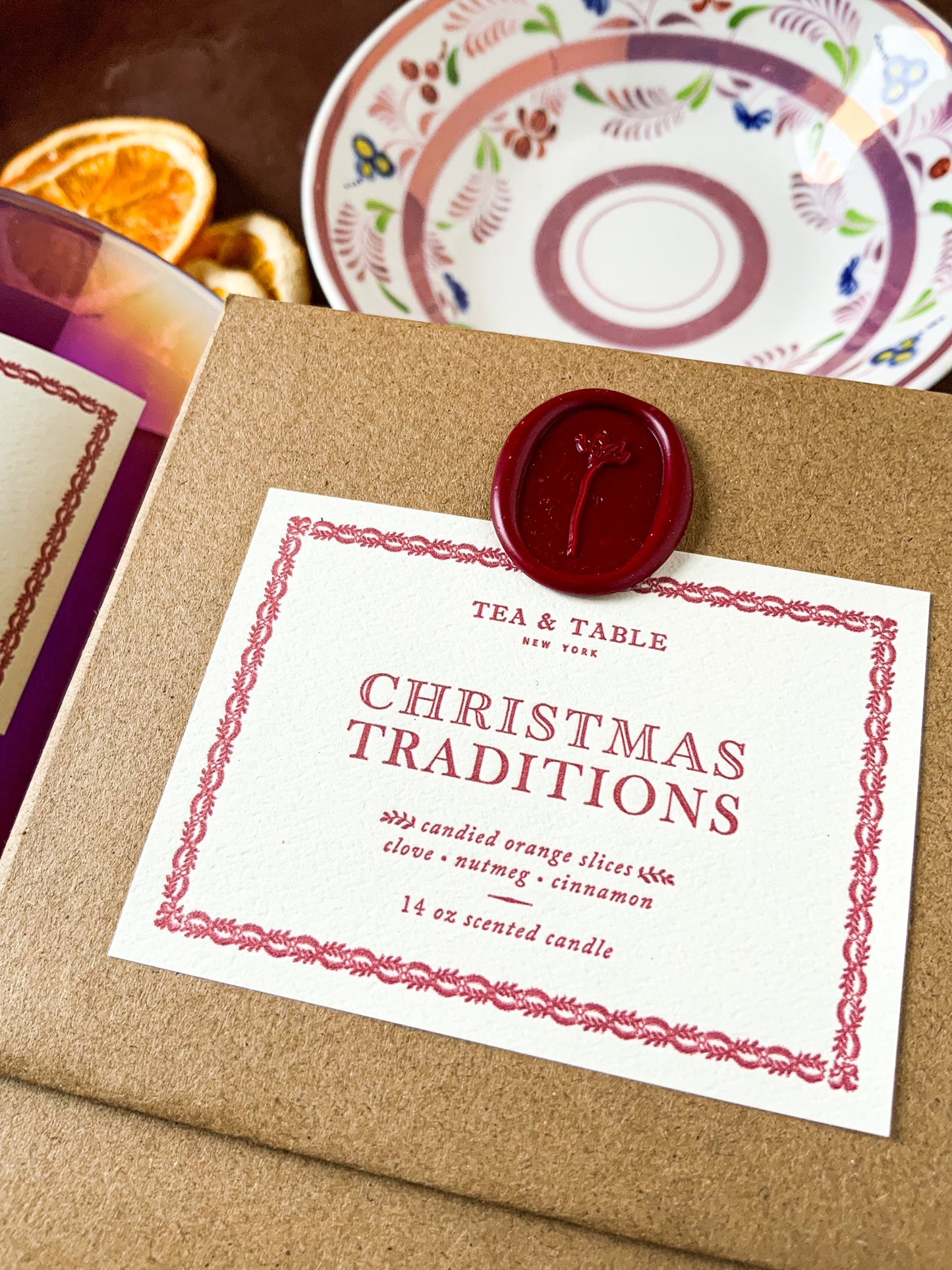 TEA & TABLE NY Limited Edition Candle “Christmas Traditions”